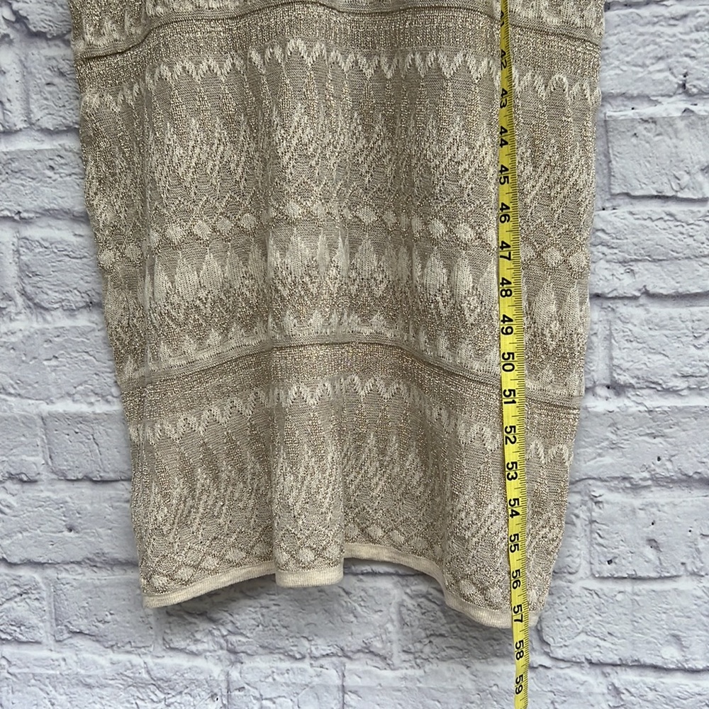 VICTORIAS SECRET Golden Thread Knit Dress Womens XS Maxi NWOT - Picture 9 of 15